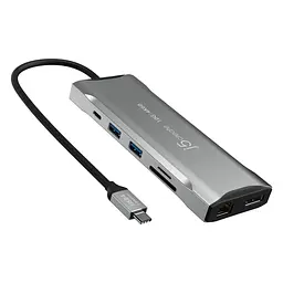 USB-Хаб j5create JCD397-N, USB Type-C 9-в-1 (JCD397-N) - мініатюра 2