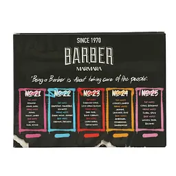 Набір одеколонів Marmara Barber Graffiti Cologne Spray Set 5x50 мл - мініатюра 3