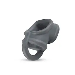 Ерекційне кільце Boners Silicone Ball Splitter, 3.5 см (сірий) - мініатюра 3