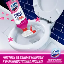 Спрей-піна для чищення унітазу та ванної Domestos Пауер Квіткова свіжість 435 мл - мініатюра 6