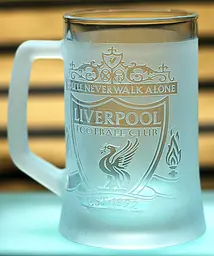Пивний келих 660 мл Liverpool з гравіюванням подарунок для фаната ФК Ліверпуль футбольний кухоль - мініатюра 3