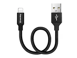 Кабель ColorWay USB to Apple Lightning 2.4А 0,25m Black (CW-CBUL048-BK) - мініатюра 5