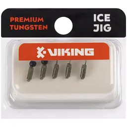 Мормишка вольфрамова Viking Fishing Rigabik+bead 0.35g 2mm Olive+B (5шт) - мініатюра 2
