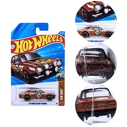 Базова машинка Hot Wheels HW Dirt '70 Ford Escort RS1600 коричнева (5785) JJK08 - мініатюра 2