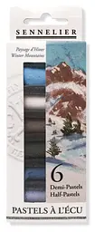 Набір сухої пастелі Sennelier, Winter Mountains, 6 1/2 кольорів, картон