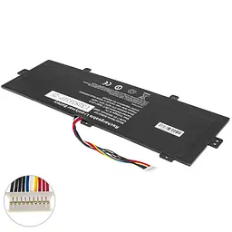 Акумулятор Premier Prestigio U3285131P-2S 10P-9Lines (SmartBook 141 C4), короткий 5 см кабель 7.6V 5000 mAh Black - мініатюра 2