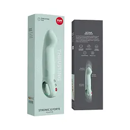 Пульсатор для точки G Fun Factory STRONIC G FORTE sage green, 8 режимів, суперпотужний - мініатюра 8