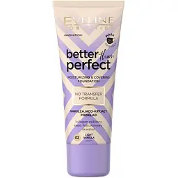 Тональна основа Eveline Better Than Perfect No Transfer 02 Light Vanilla 30 мл