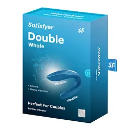 Вібратор для пар Satisfyer Double Whale синій