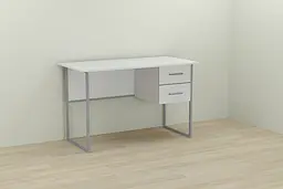 Комп'ютерний стіл Ferrum-decor Таккота 75x140x60 сірий ДСП Білий 16мм (FRD-102320) - мініатюра 3