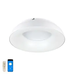 Люстра стельова LED Levistella 797MX6018 (480) WH, 70W, 480x115 мм, білий, сучасний стиль з пультом та додатком для Android/iOS