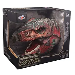 Іграшка на руку Dino Toys Тиранозавр червоно-сірий 642 (Q9899-642)