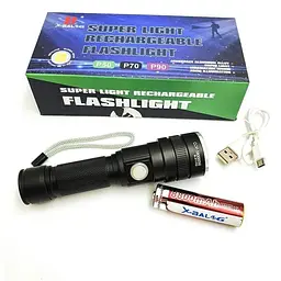Ручний ліхтар Bailong BL-611-P50 CREE XHP50 акумуляторний світлодіодний 18650 - мініатюра 7