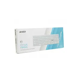 Клавіатура A4Tech FBX50C USB/Bluetooth White (FBX50C White) - мініатюра 8