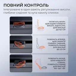 Офісне крісло Sihoo DORO C300 Pro Mesh Black with footrest (DORO-C300-PRO-M101-JT) - мініатюра 10