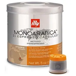 Кава в капсулах iperEspresso Illy Ethiopia з/б 21 шт - мініатюра 2