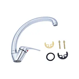 Змішувач для кухні Agua Leon-C032 CV016442 Хром - мініатюра 6
