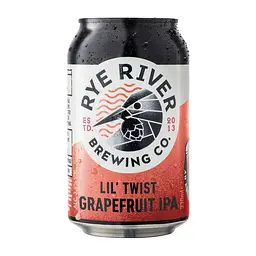 Пиво Rye River Lil Twist Grapefruit IPA світле нефільтроване 3.8 % 0.33 л 