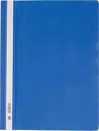 Швидкозшивач пластиковий, А4, PP, синій, 6 шт.