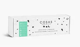 Набір простирадл на резинці Cosas ROSE DOTS/ GREY STARS 160х200х20 см (Set_DropRose_StarGrey_160x200_2) - мініатюра 11