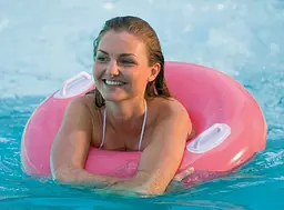 Круг надувний дитячий Intex 76 см з ручками для плавання у басейні та на морі, навантаження до 80 кг, для дітей 8+ - мініатюра 6