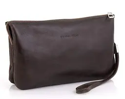 Чоловіча шкіряна барсетка GRANDE PELLE 17х26х7 см sum0026495
