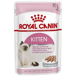Набір вологого корму для кошенят Royal Canin Kitten Loaf паштет 1.02 кг (12 шт. х 85 г) - мініатюра 2