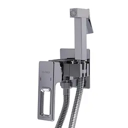 Змішувач гігієнічний Globus Lux PIANO GLPN-0-106MIX однорукий настінний для душу з латунним корпусом хромований