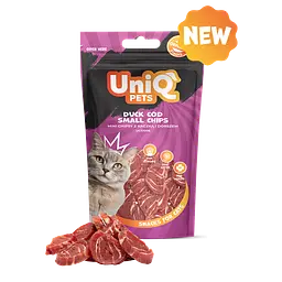 Ласощі для котів Uniq PETS CAT SNACKS MIMI Міні чіпси з качки та тріски, 50 г - мініатюра 2