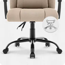 Крісло офісне Cabro C505 Beige тканина - мініатюра 7