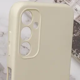 Чохол TPU GETMAN Liquid Silk Full Camera для Samsung Galaxy A24 4G Пісочний / Sand - мініатюра 5