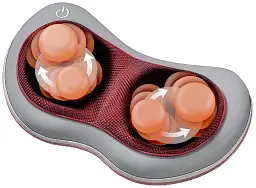 Масажна подушка Beurer для плечей, шиї, спини та ніг червоно-сірий (MG_149) - мініатюра 3