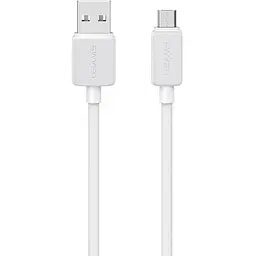 Кабель Usams US-SJ690 USB-A to Micro-USB 18W 2A, 1м White (6958444909295)