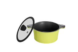 Каструля Ringel Zitrone, зі скляною кришкою, 20 см, 3 л (6363013) - мініатюра 2