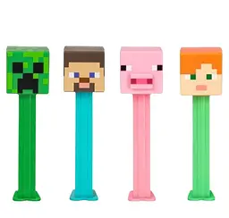 Диспенсер із цукерками Pez Minecraft Pig 17г - мініатюра 5