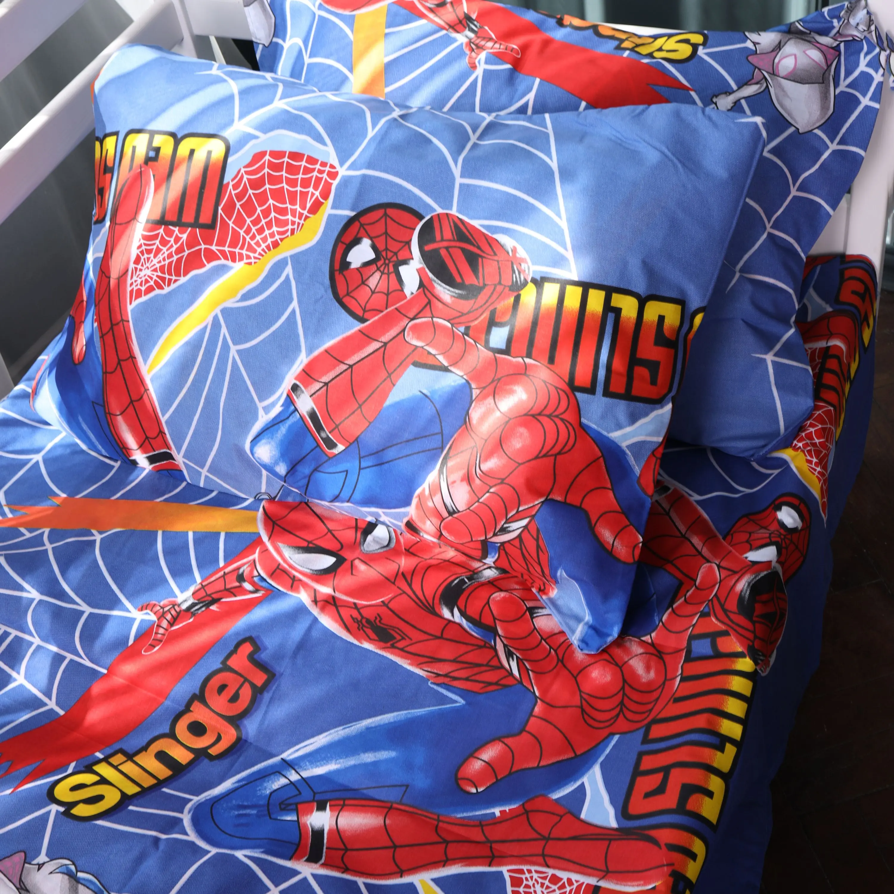 Фото - Постельное белье MirSon Простирадло  бязь Hero Spider-Man 150х220 см  