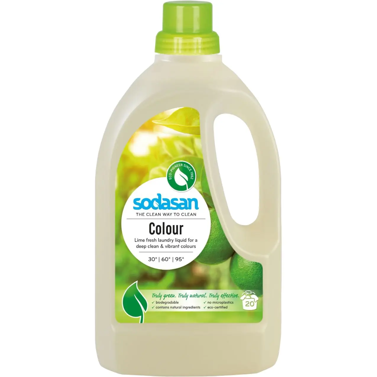 Органическое жидкое средство Sodasan Color для стирки цветных и черных тканей 1.5 л