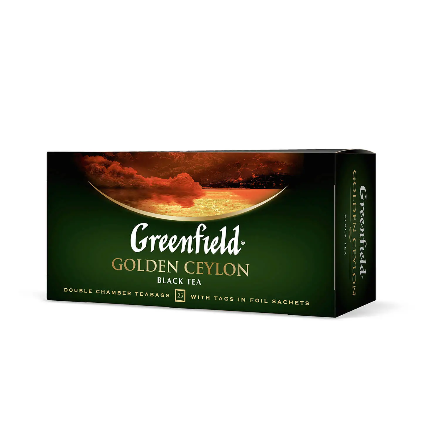 Чай черный Greenfield Золотой Цейлон, в пакетиках, 25 шт.