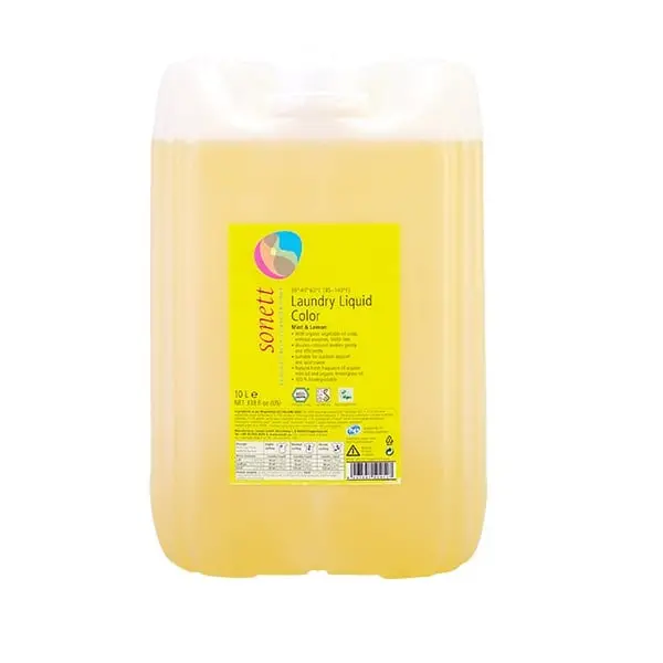 Органическое жидкое средство для стирки Sonett Мята и лимон, концентрат, 10 л
