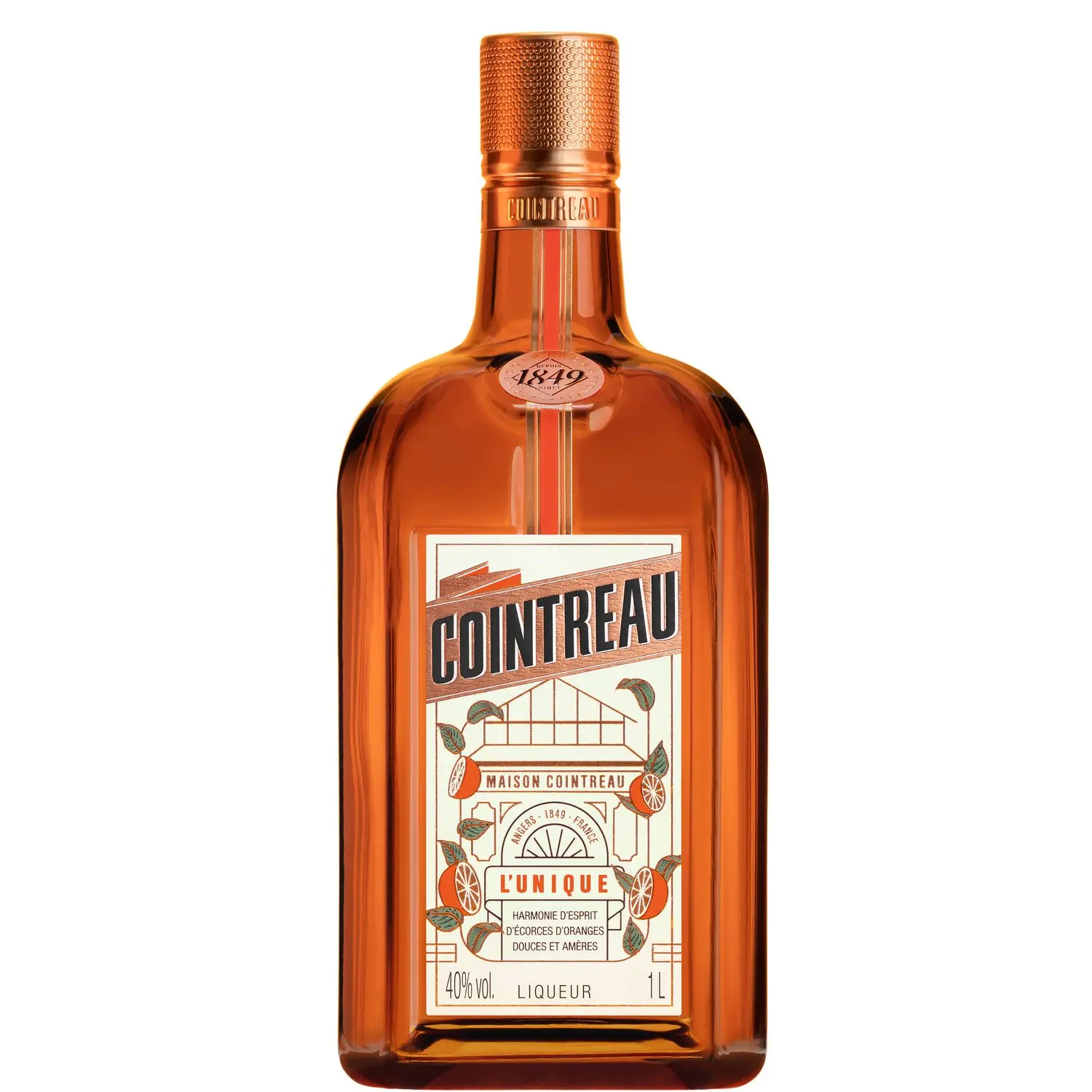 Ликер Cointreau, 40%, 1 л купить в Киеве, Украине | MAUDAU: цена на ликер  Cointreau, 40%, 1 л