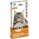 Уценка. Капли на холку для кошек ProVET Мега Стоп от внешних и внутренних паразитов от 4 до 8 кг 4 пипетки по 1 мл (PR020074)