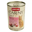 Вологий корм для котів Animonda Carny Adult Beef, Turkey + Shrimps, з яловичиною, індичкою та креветками, 400 г