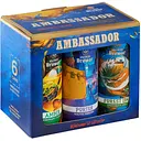 Набор пива Volynski Browar Ambassador 4.4-5.8% 3 л (6 шт. по 0.5 л)
