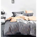 Комплект постельного белья Soho Lounge Geometry Grey Евро 200x230 см серый (A130167)