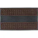 Коврик придверный MultyHome Scrape'n Brush коричневый 45x75 см (165485)