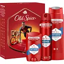 Подарочный набор Old Spice Ironman Whitewater: аэрозольный дезодорант 150 мл + дезодорант-стик 50 мл + гель для душа 3-в-1, 250 мл + игра Домино