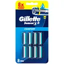 Сменные картриджи для бритья Gillette Sensor 3+ Comfort мужские 8 шт.