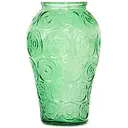 Ваза для цветов Crystal Bella стеклянная 24.5 см зеленая (YBCG-240425-44)