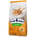 Сухий корм з куркою для дорослих котів від 7 років Club 4 Paws Premium 14 кг