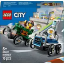 Конструктор LEGO City «Самолет против больничной койки» Набор для гонок, 70 деталей (60459)